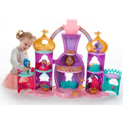  Fisher-Price Nickelodeon Shimmer & Shine, Magical Light-Up Genie Palace Playset