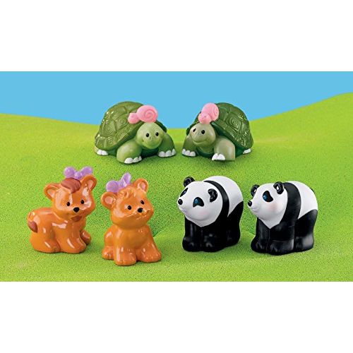  Fisher Price Little People Noahs Animals Pandas, Lions, and Turtles - Assortment