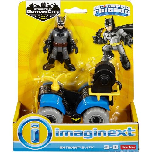  Fisher-Price Imaginext Streets of Gotham City Batman & ATV Action Figure