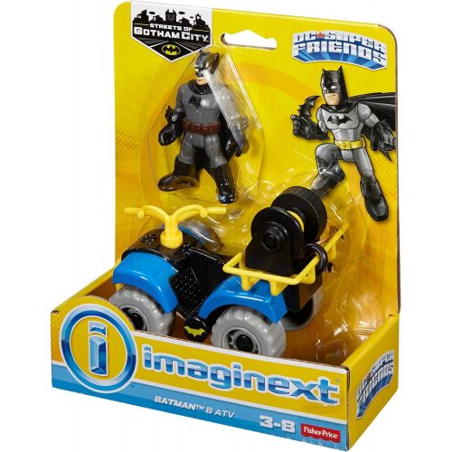  Fisher-Price Imaginext Streets of Gotham City Batman & ATV Action Figure