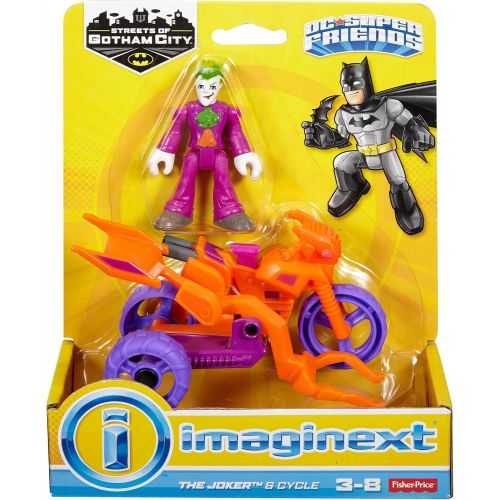  Fisher-Price Imaginext Streets of Gotham City The Joker & Cycle