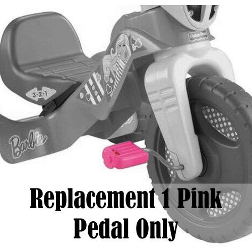  Fisher-Price Barbie Lights and Sounds Trike X6020 - Replacement Pink Pedal