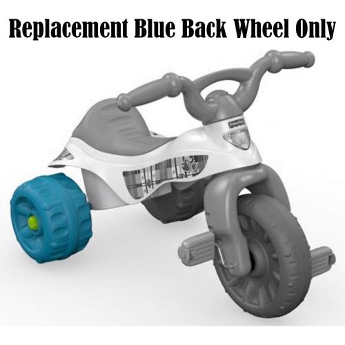  Fisher-Price Replacement Part for Tough Trike Tough Trike FCY51 - Replacement 1 Blue Back Wheel