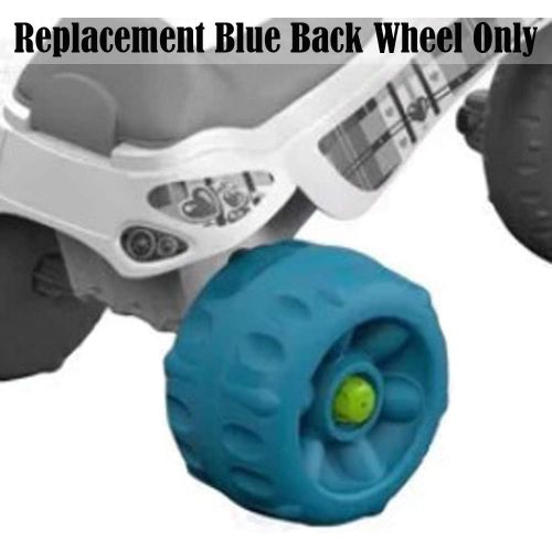  Fisher-Price Replacement Part for Tough Trike Tough Trike FCY51 - Replacement 1 Blue Back Wheel