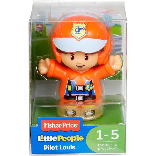  Fisher-Price Little People Pilot Louis Figure