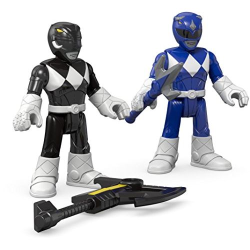  Fisher-Price Imaginext Power Rangers Blue Ranger & Black Ranger