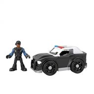 Fisher-Price Imaginext Super Cruiser, Push-Along Toy Police car and Character Figure Set for Preschool Kids Ages 3-8 Years