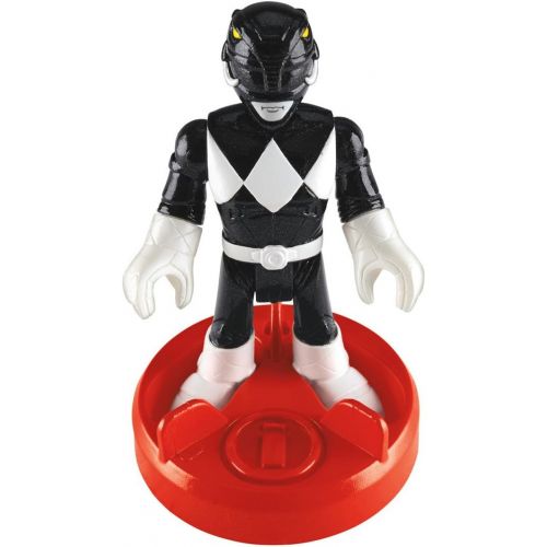  Fisher-Price Imaginext Power Rangers Black Ranger and Mastodon