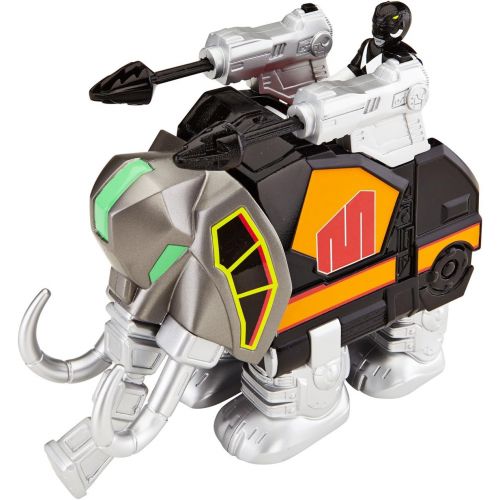  Fisher-Price Imaginext Power Rangers Black Ranger and Mastodon