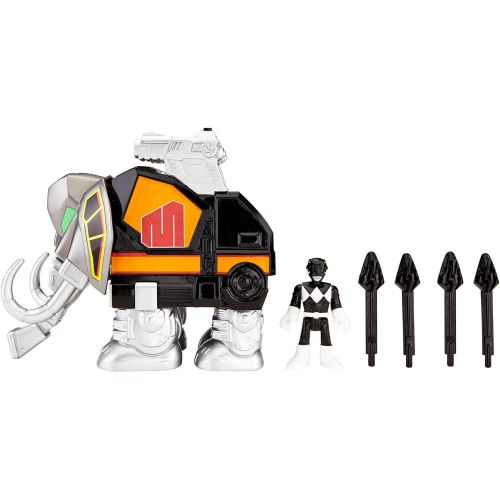  Fisher-Price Imaginext Power Rangers Black Ranger and Mastodon