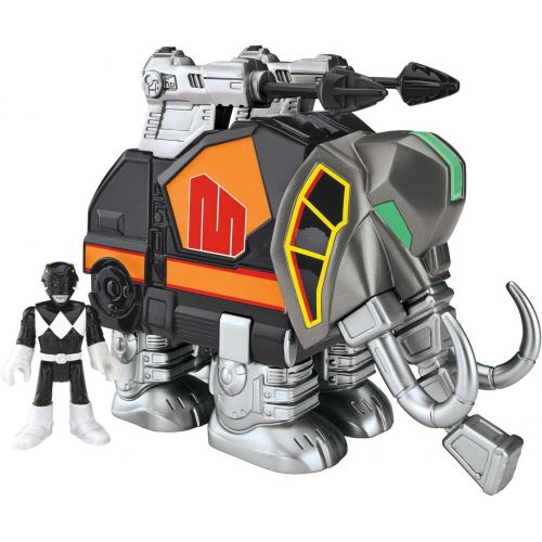  Fisher-Price Imaginext Power Rangers Black Ranger and Mastodon