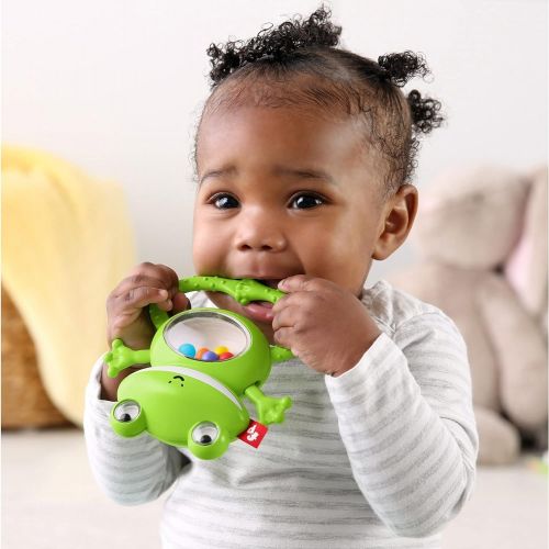  Fisher-Price Shake n Rattle Frog Green 3M+