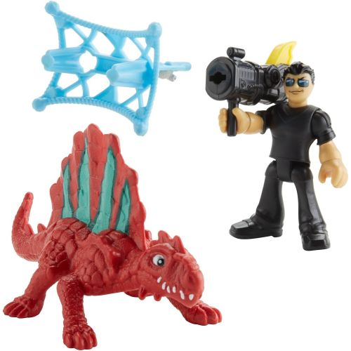  Fisher-Price Imaginext Jurassic World, Dr. Malcolm & Dimetrodon