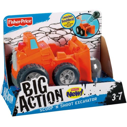  Fisher-Price Big Action Scoop n Shoot Excavator