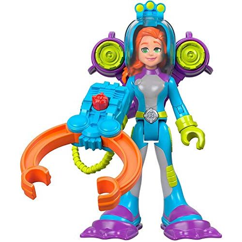  Fisher-Price Rescue Heroes Sandy OShin, 6-Inch Figure with Accessories, Multicolor