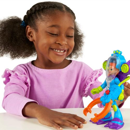  Fisher-Price Rescue Heroes Sandy OShin, 6-Inch Figure with Accessories, Multicolor