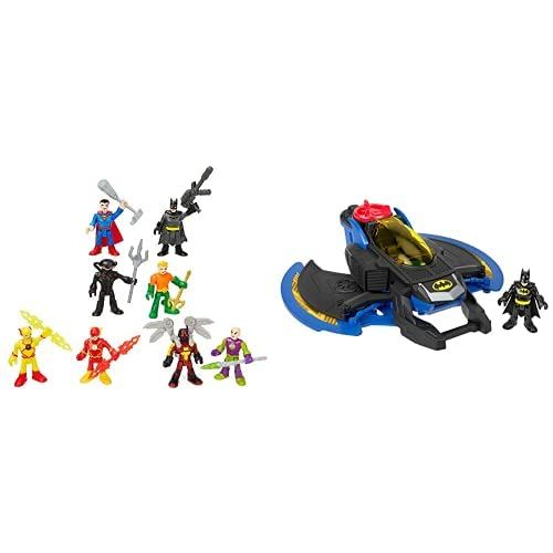  Fisher-Price Imaginext DC Super Friends Batwing & Imaginext DC Super Friends Super-Hero Showdown Figure Set [Amazon Exclusive]