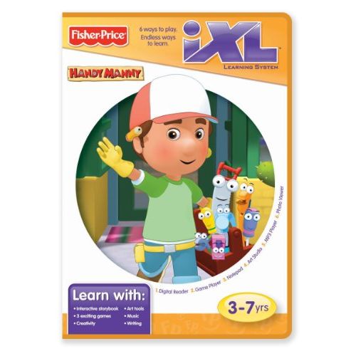  Fisher-Price iXL Learning System Software Disney Handy Manny