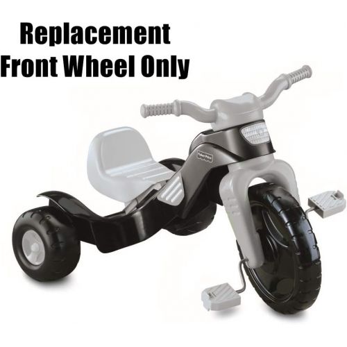  Replacement Wheel for Lights & Sounds Trike - Many Models ~ Fisher-Price Tricycle Replacement Front Wheel ~ Black