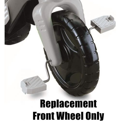  Replacement Wheel for Lights & Sounds Trike - Many Models ~ Fisher-Price Tricycle Replacement Front Wheel ~ Black