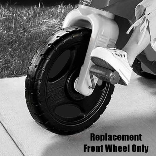  Replacement Wheel for Lights & Sounds Trike - Many Models ~ Fisher-Price Tricycle Replacement Front Wheel ~ Black