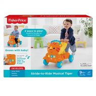 Fisher-Price Stride-to-Ride Musical Tiger, Multicolor