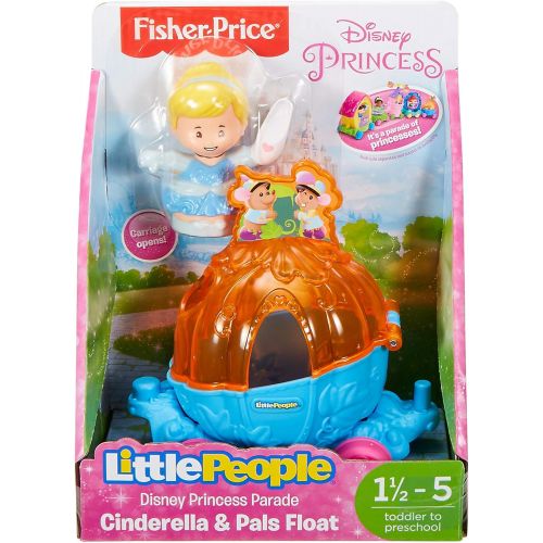  Fisher-Price Little People Disney Princess, Parade Cinderella & Pals Float