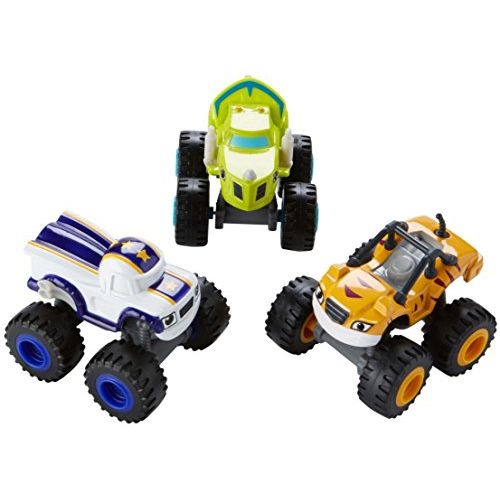  Fisher-Price Nickelodeon Blaze & the Monster Machines, 3 Pack Die-Cast Pack #2