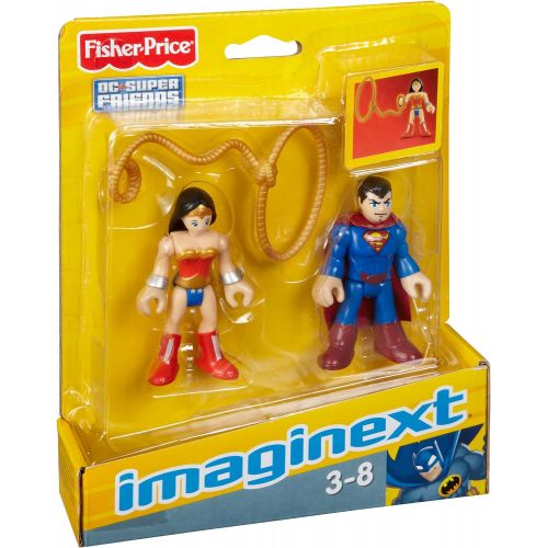  Fisher-Price Imaginext DC Super Friends, Superman & Wonder Woman