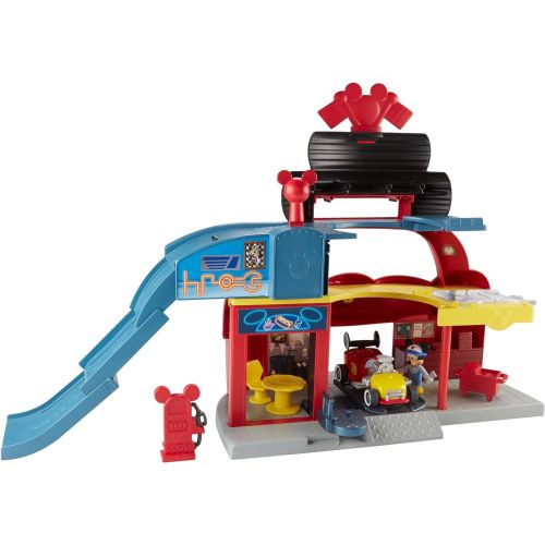  Fisher-Price Disney Mickey & the Roadster Racers, Roadster Racers Garage Playset