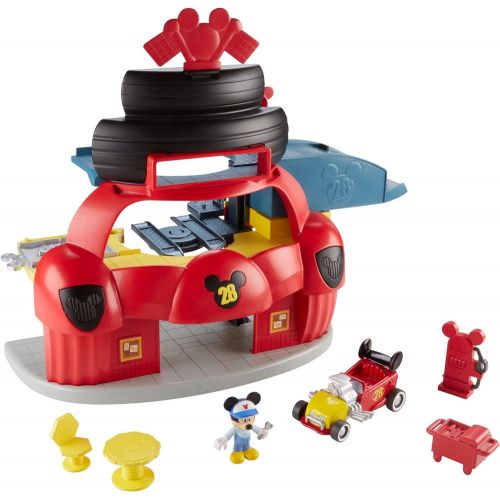  Fisher-Price Disney Mickey & the Roadster Racers, Roadster Racers Garage Playset