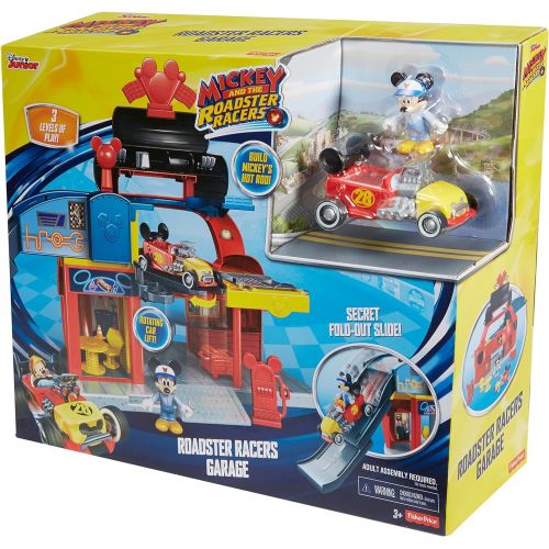  Fisher-Price Disney Mickey & the Roadster Racers, Roadster Racers Garage Playset