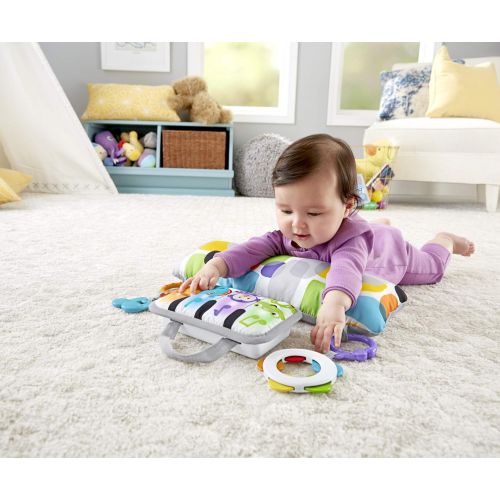  Fisher-Price Mini Musicians Piano Wedge, Tummy Time Baby Toy