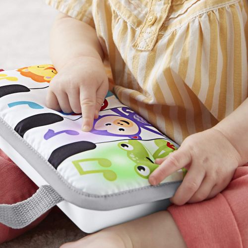  Fisher-Price Mini Musicians Piano Wedge, Tummy Time Baby Toy