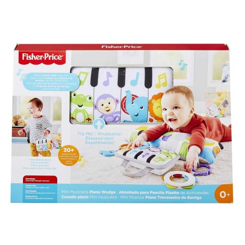  Fisher-Price Mini Musicians Piano Wedge, Tummy Time Baby Toy