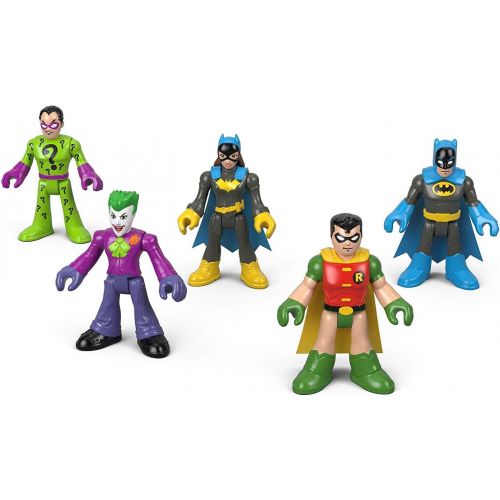  Fisher-Price Imaginext DC Heroes and Super Villains Action Figure 5-Pack