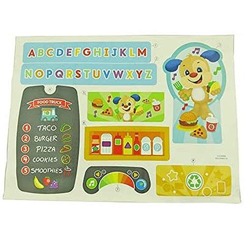  Fisher-Price Replacement Stickers Food Truck - Laugh & Learn Servin Up Fun Food Truck DYM74 ~ Replacement Labels for Playset