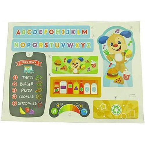  Fisher-Price Replacement Stickers Food Truck - Laugh & Learn Servin Up Fun Food Truck DYM74 ~ Replacement Labels for Playset