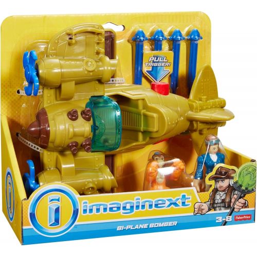  Fisher-Price Imaginext Bi-plane Bomber