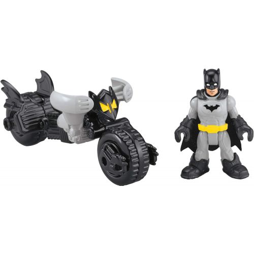  Fisher-Price FWK36 IMAGINEXT DC Super Friends Batman& Batpod Figure, Multicolor
