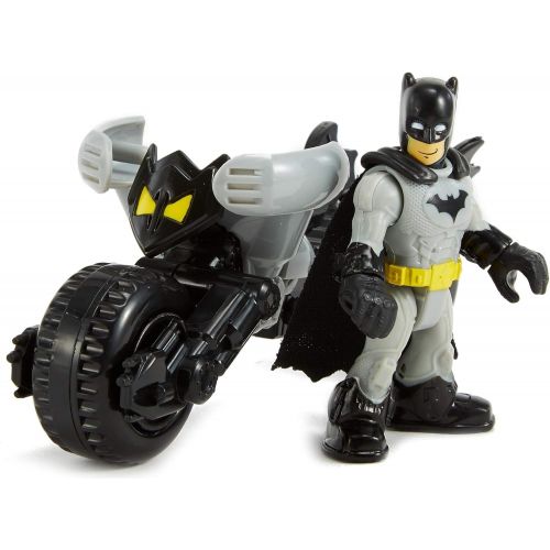  Fisher-Price FWK36 IMAGINEXT DC Super Friends Batman& Batpod Figure, Multicolor