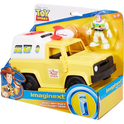  Fisher-Price Imaginext Disney Toy Story Pizza Planet Truck & Buzz Lightyear Figure Set [Amazon Exclusive]