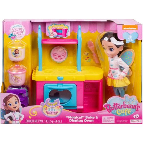  Fisher-Price Nickelodeon Butterbeans Cafe Magical Bake and Display Oven and 11-inch Doll, Musical Kitchen Playset with Lights Sounds and More, Makes a Great Gift for 3 to 5 Year-Ol