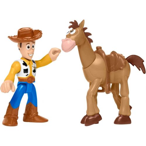  Fisher-Price Imaginext Toy Story Woody & Bullseye