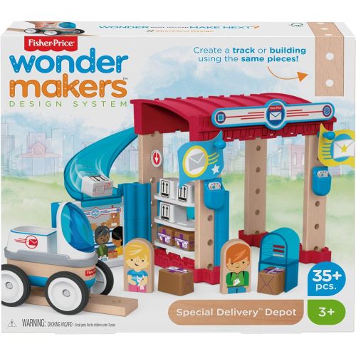  Fisher-Price Wonder Makers design system Special Delivery Depot, Building Set