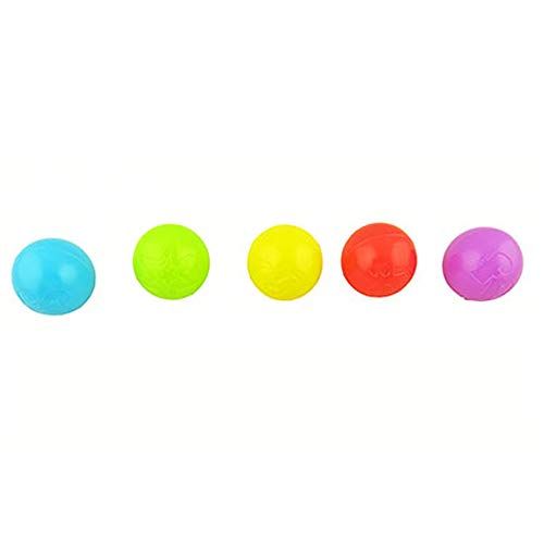 Fisher-Price Zoom n Crawl Monster ~DYM82 - Replacement Parts ~ Replacement 5 Colorful Balls ONLY ~ Balls are in Blue, Green, Red, Violet & Yellow