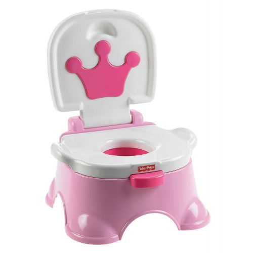  Fisher-Price Pink Princess Stepstool Potty