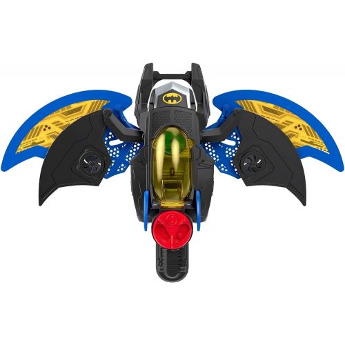 Fisher Price Imaginext DC Super Friends Batwing Toy Plane and Batman Figure for Preschool Kids Ages 3 Years and Up [Amazon Exclusive]