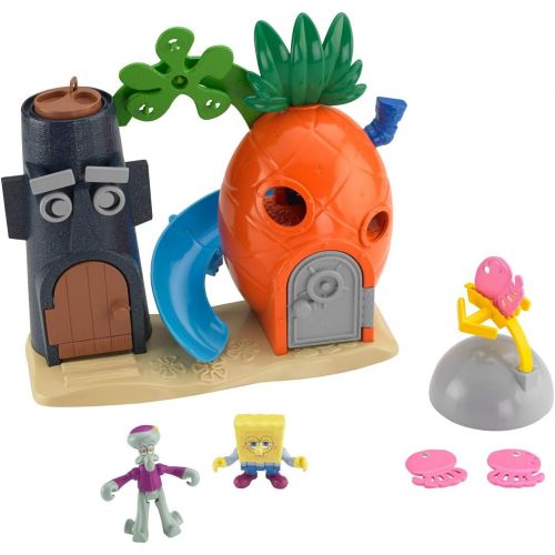  Fisher-Price Imaginext SpongeBob Bikini Bottom Playset, Preschool Toy for Kids 3 Years and Up