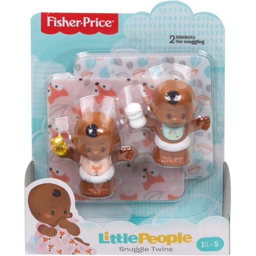  Fisher-Price Little People Snuggle Twins Figure Set for Toddlers